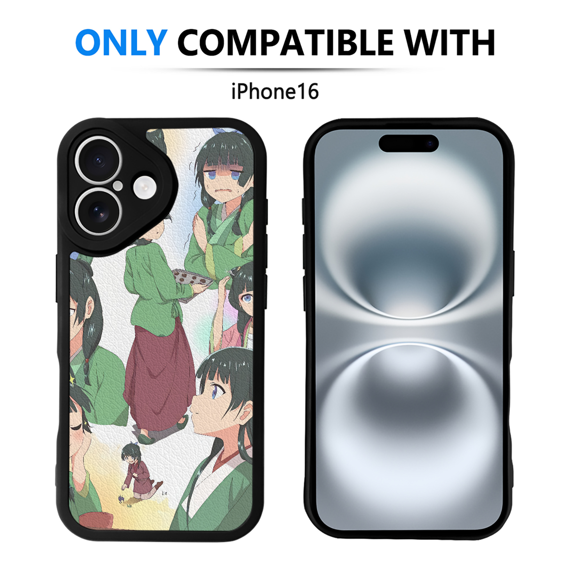 薬屋のひとりごと The Apothecary Diaries 【iPhone 16シリーズ対応】シリコンスマホケース（レザー調） 材質：シリコン